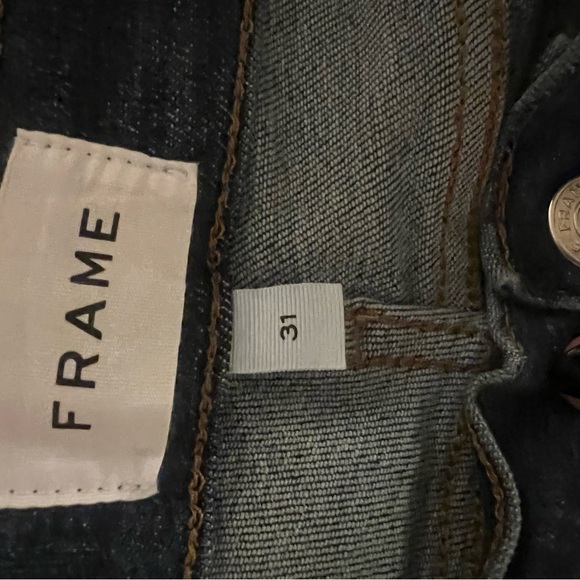 Frame Le High Straight Jeans Denim - Picture 12 of 16